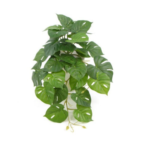 Decorative Ceramic Bowl Potted Artificial Monstera Plant 30cm
