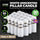 Home Master 20PCE Pillar Candles White Home Décor Party Wedding 20cm