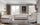 3 Seater Sofa Fabric Uplholstered Chesterfield Lounge Couch - Beige