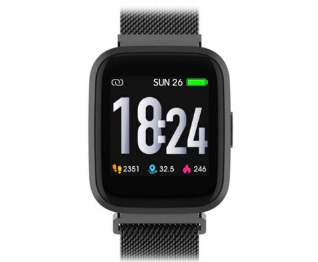 DGTEC 1.4" IPS Smart Fitness Watch with Wireless Earbuds Bundle Black