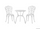 Outdoor dining set