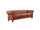 3+2+1 Seater Brown Sofa Lounge Chesterfireld Style Button Tufted in Faux Leather