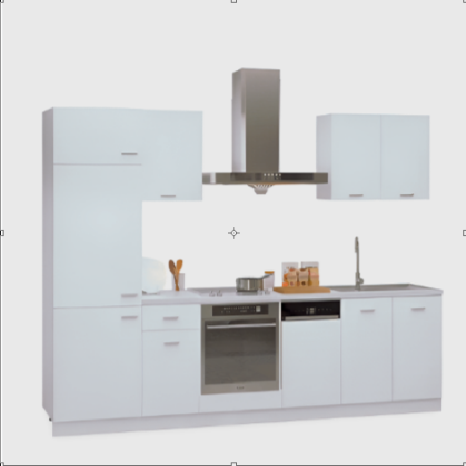 7 Piece Kitchen Cabinet Set White Engineered Wood