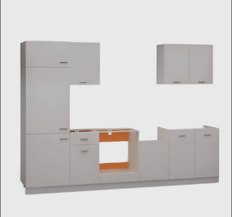 7 Piece Kitchen Cabinet