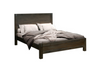 Bed Frame Queen Size in Solid Wood Veneered Acacia Bedroom Timber Slat in Chocolate