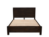 Bed Frame Queen Size in Solid Wood Veneered Acacia Bedroom Timber Slat in Chocolate