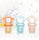 2 X Newborn Baby Food Fruit Nipple Feeder Pacifier Safety Silicone Feeding Tool Blue