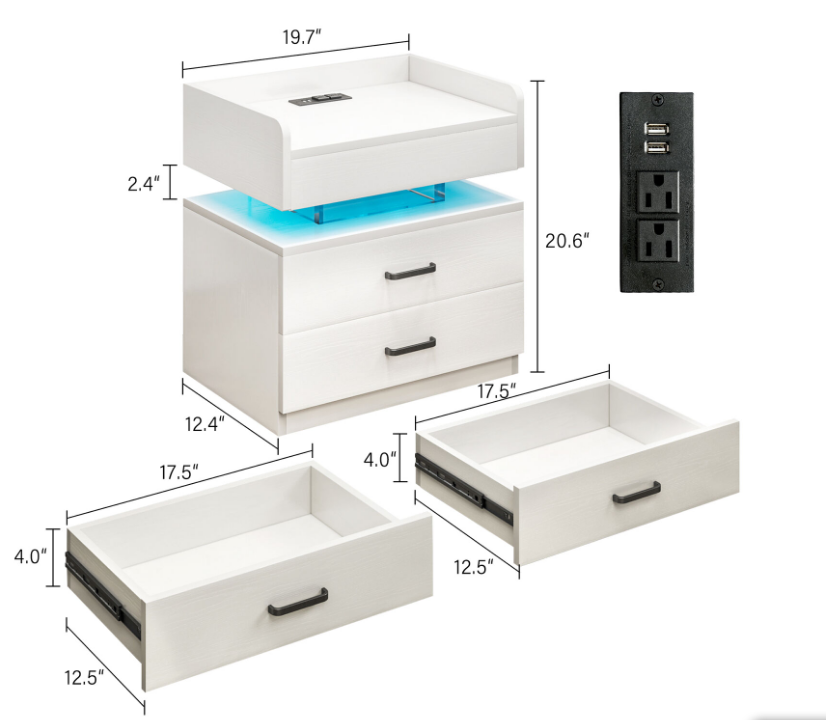 RGB LED Nightstand