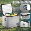 Kolner 75l Portable Fridge Chest Freezer With Lcd Panel - Rv Vehicle Camping Refrigerator