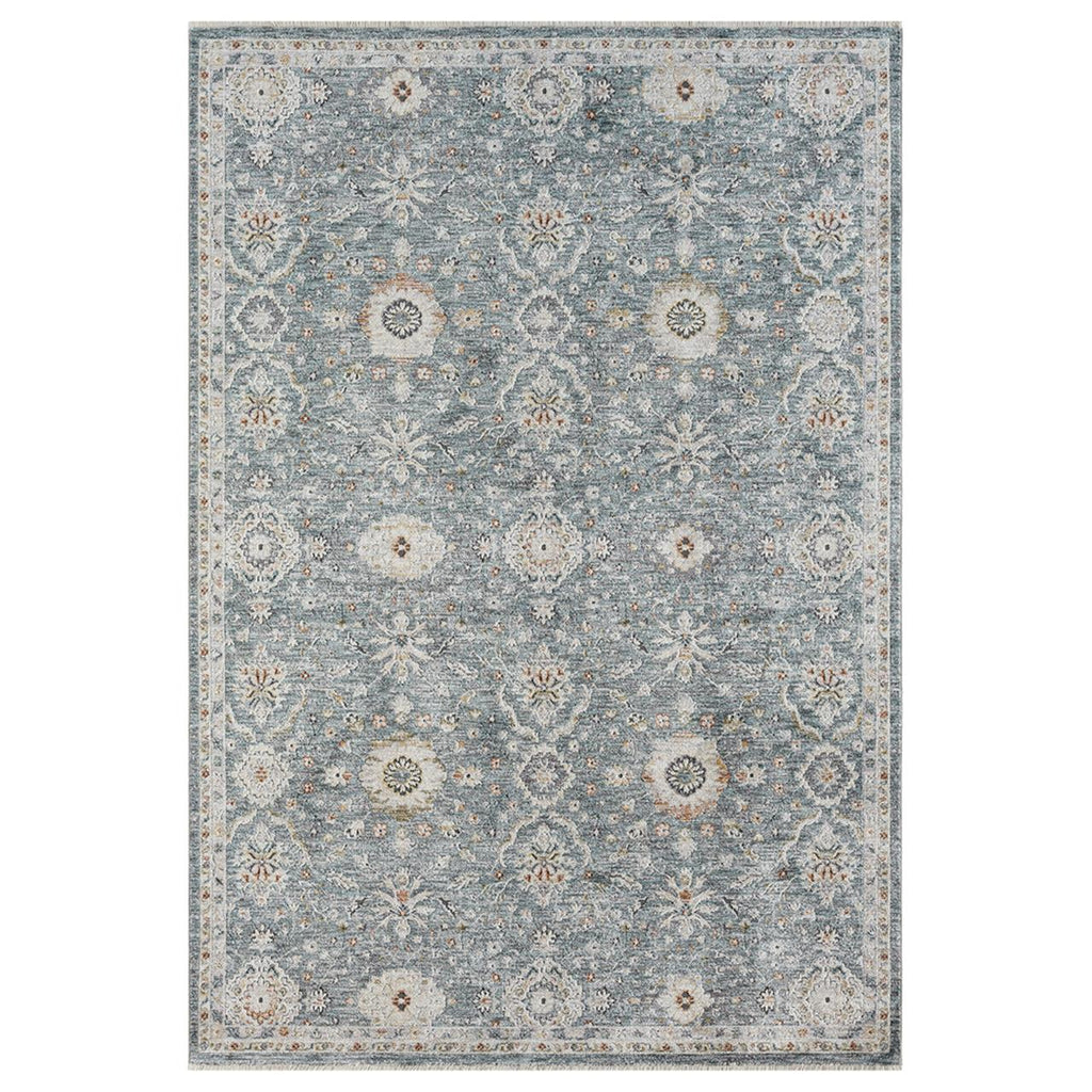 Denim Traditional Indoor Area Rug