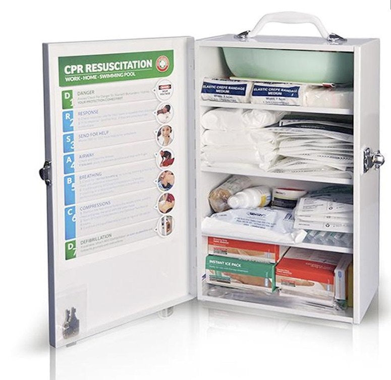 First Aid Kits Australia Emergency Workplace/Office Wall Mount First Aid Kit Box