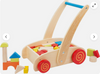 Wooden Trundle Truck - Training Walker With Toy Blocks