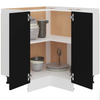 Black kitchen cabinets