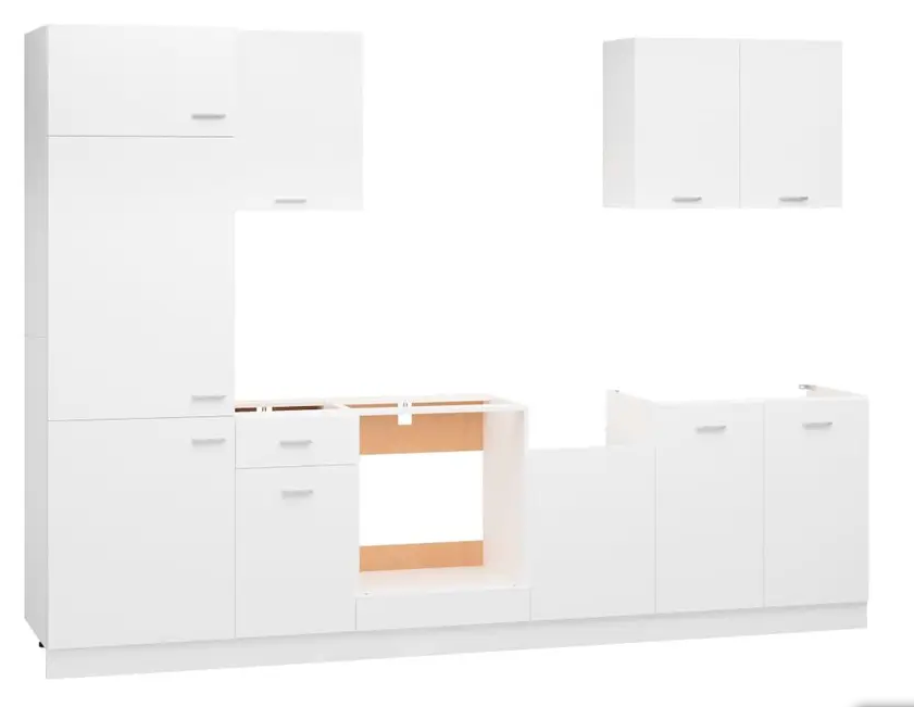 7 Piece Kitchen Cabinet