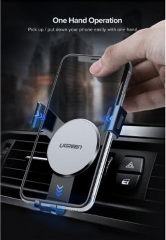 UGREEN 40907 Gravity Drive Air Vent Mount Phone Holder