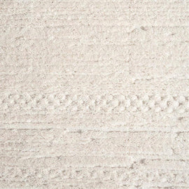 Soft Ivory Minimalist Area Rug
