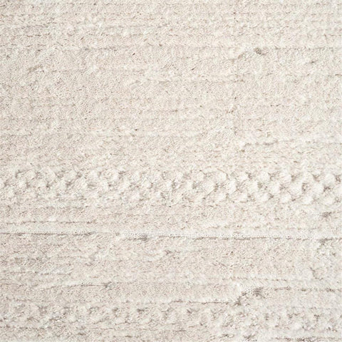 Soft Ivory Minimalist Area Rug