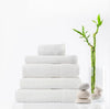 Prime Deal Royal Comfort Cotton Bamboo Towel 5pc Set - White