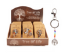 Tree Of Life Rainbow Bead Keychain