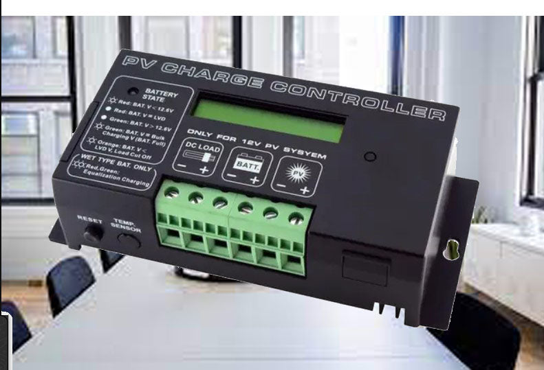 12V 20Amp Solar Regulator/Charge Controller for SLA/Lead Calcium Battery