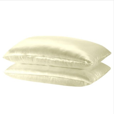 MULBERRY SILK PILLOW CASE TWIN PACK - SIZE: 51X76CM - IVORY