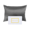 MULBERRY SILK PILLOW CASE TWIN PACK - SIZE: 51X76CM - CHARCOAL