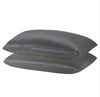 MULBERRY SILK PILLOW CASE TWIN PACK - SIZE: 51X76CM - CHARCOAL