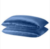 MULBERRY SILK PILLOW CASE TWIN PACK - SIZE: 51X76CM - NAVY