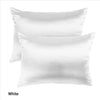 MULBERRY SILK PILLOW CASE TWIN PACK - SIZE: 51X76CM - WHITE