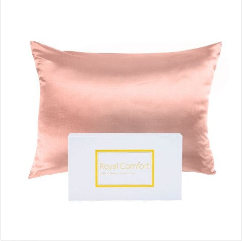 MULBERRY SILK PILLOW CASE TWIN PACK - SIZE: 51X76CM - BLUSH