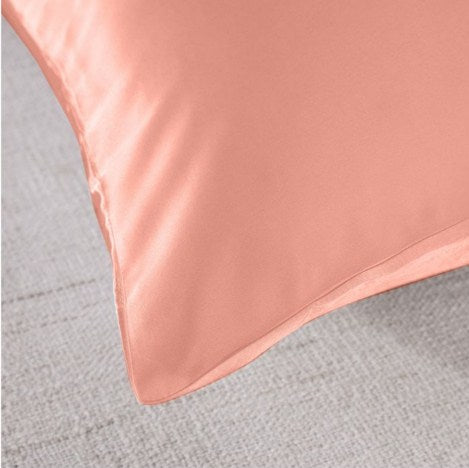 MULBERRY SILK PILLOW CASE TWIN PACK - SIZE: 51X76CM - BLUSH