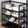 Multi-layer Floor Shoe and Hat Rack