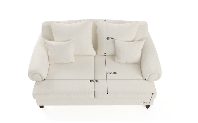 Brosa Mila 2 Seater Sofa (Classic Cream)