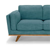 3+2 Seater Sofa Teal Fabric Lounge Set for Living Room Couch with Wooden Frame